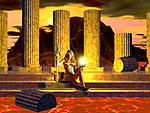 Pompeii digital illustration with Bryce by Mark Greenawalt