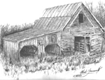 Mill's Barn Limited Edition Print by Mark Greenawalt