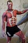 Mr. Anatomy Bodypainting at Body Worlds Exhibition in Phoenix