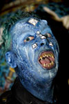 Blue Alien SPFX make-up