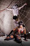 Phoenix ComiCon Spider Web Body Art